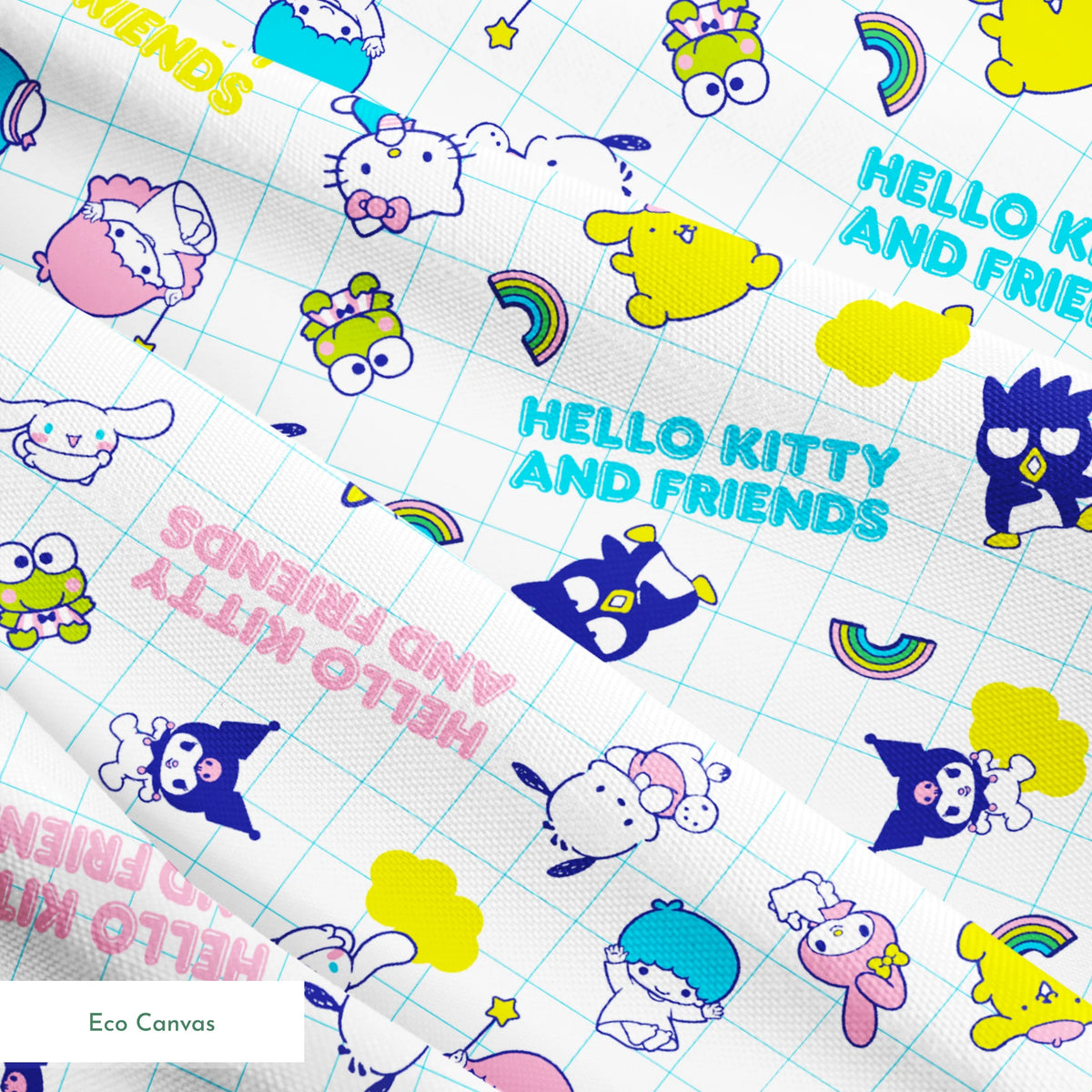 Hello Kitty® and Friends Grid Toss Fabric