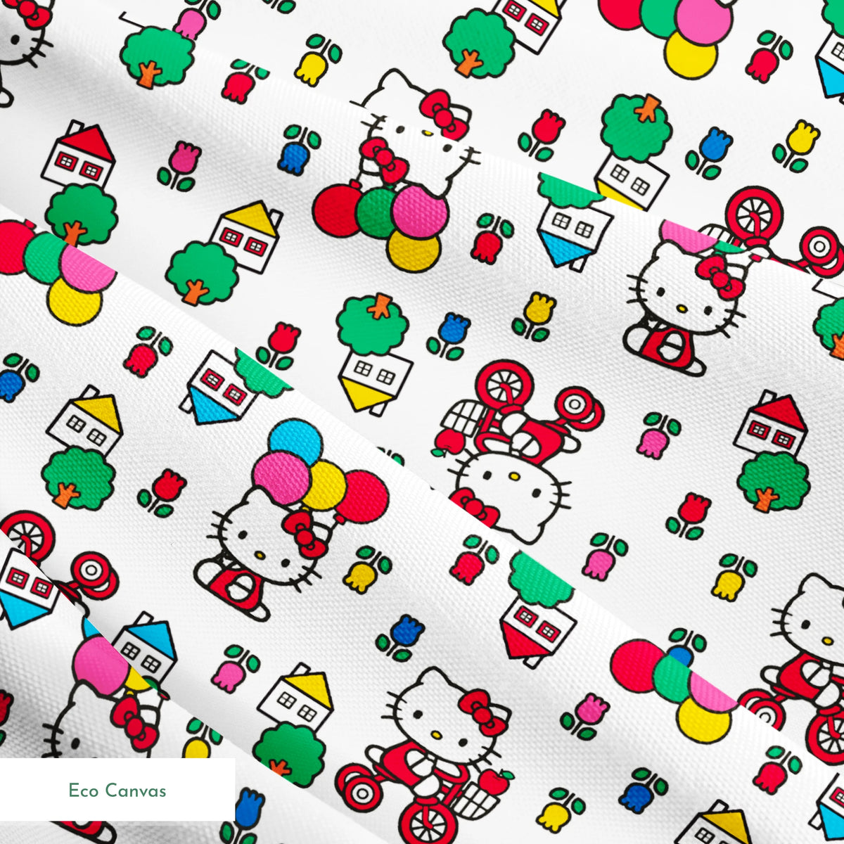 Hello Kitty® Floral Town Fabric