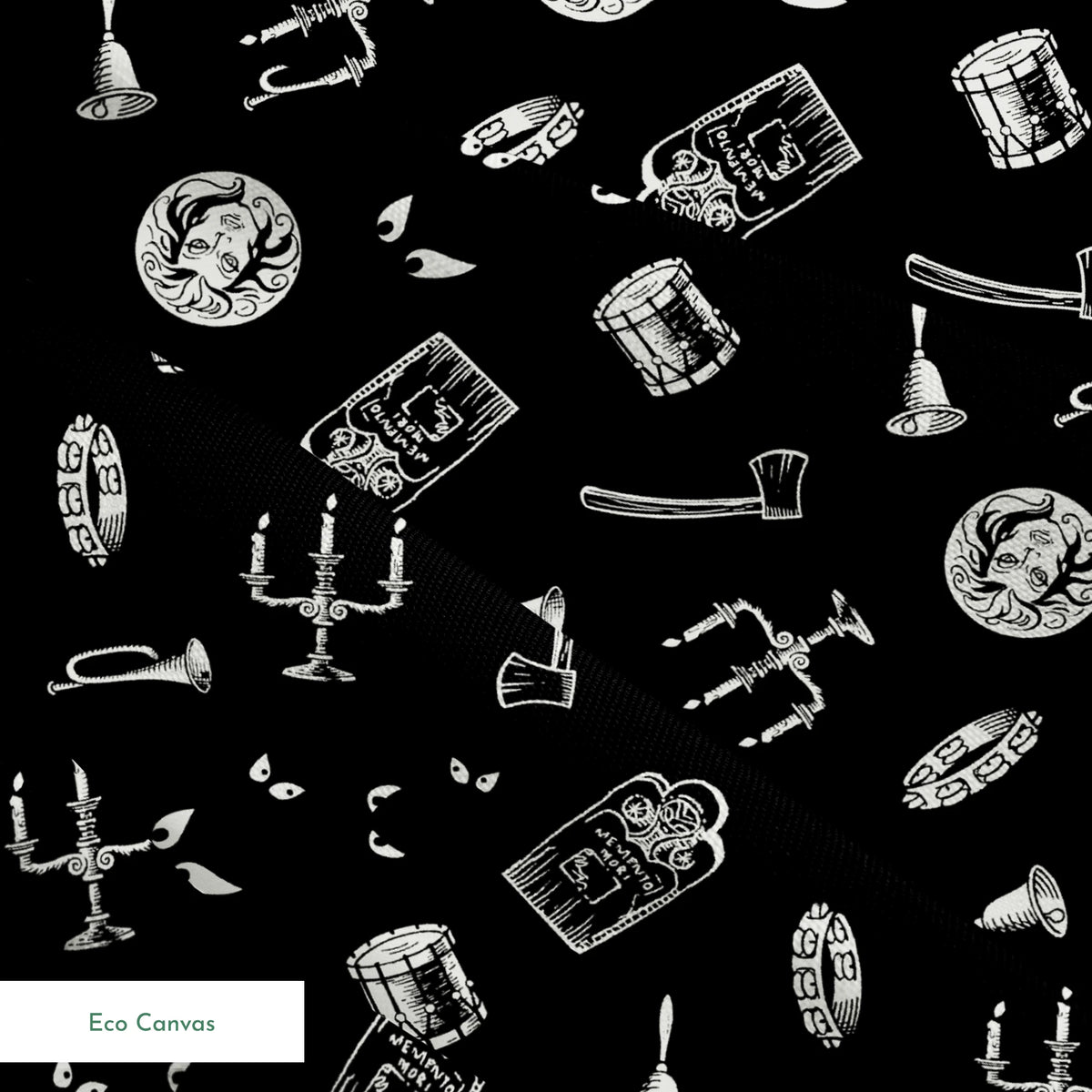 Disney Haunted Mansion Macabre Mementos Fabric