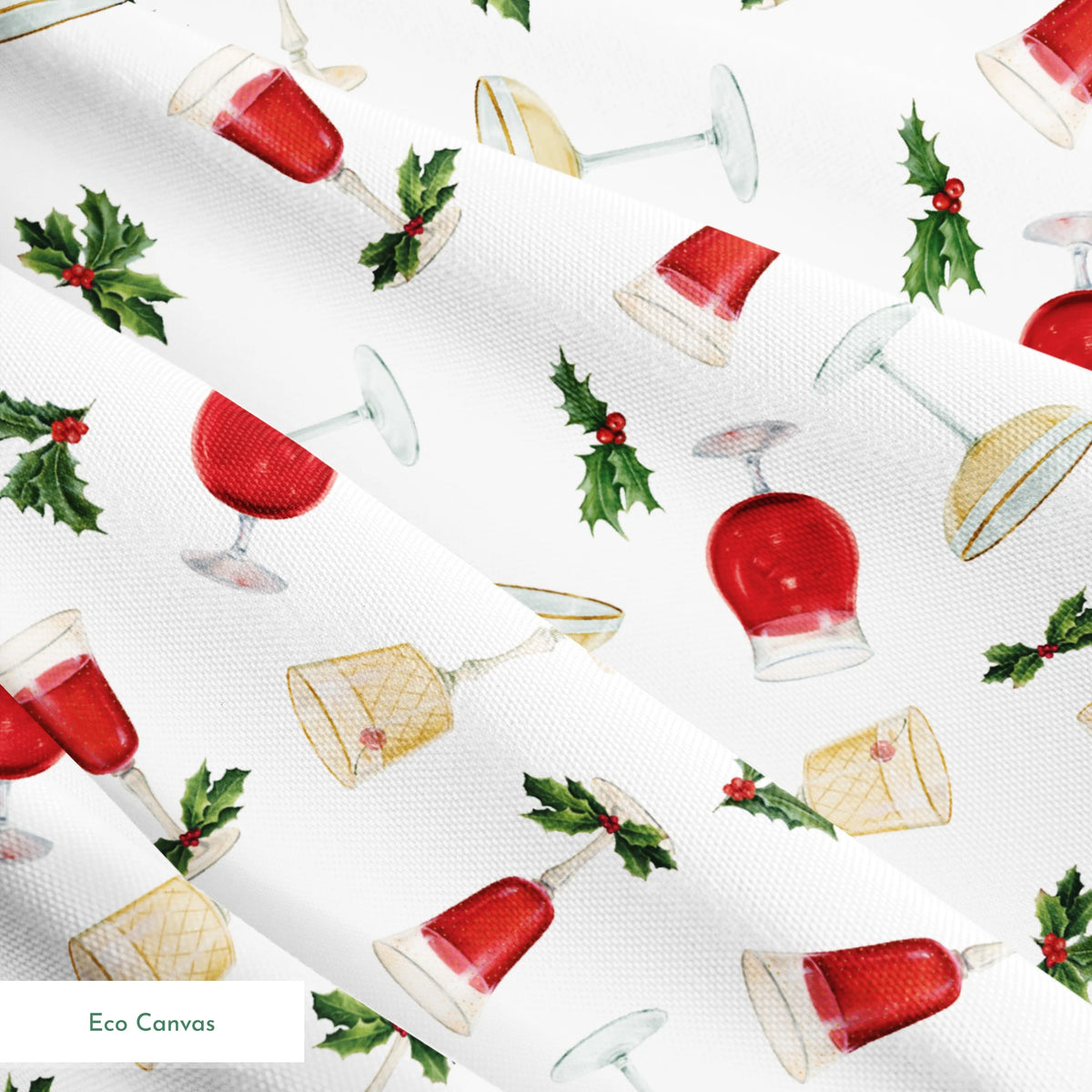 Danielle Murray Holiday Cocktails Fabric