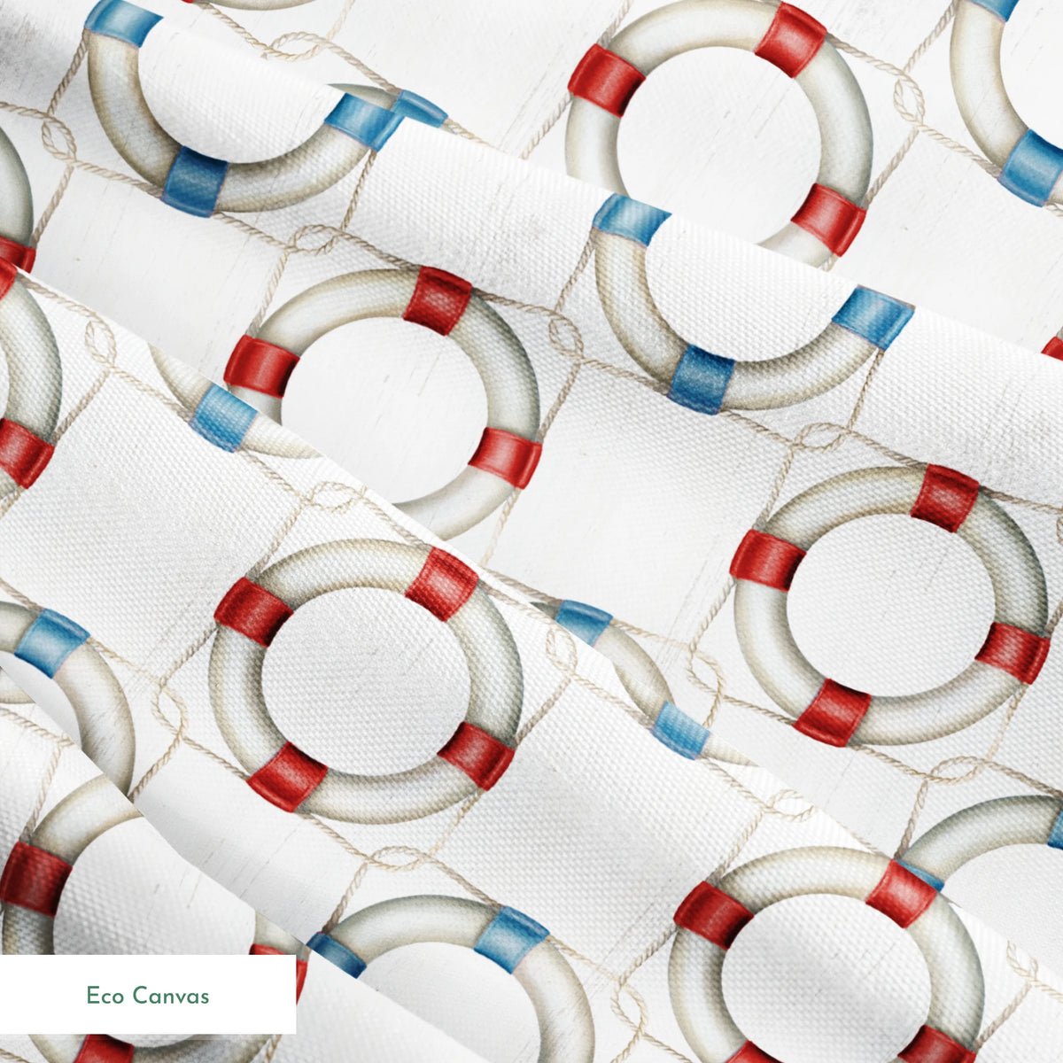 Danielle Murray Interlocked Life Preservers Fabric