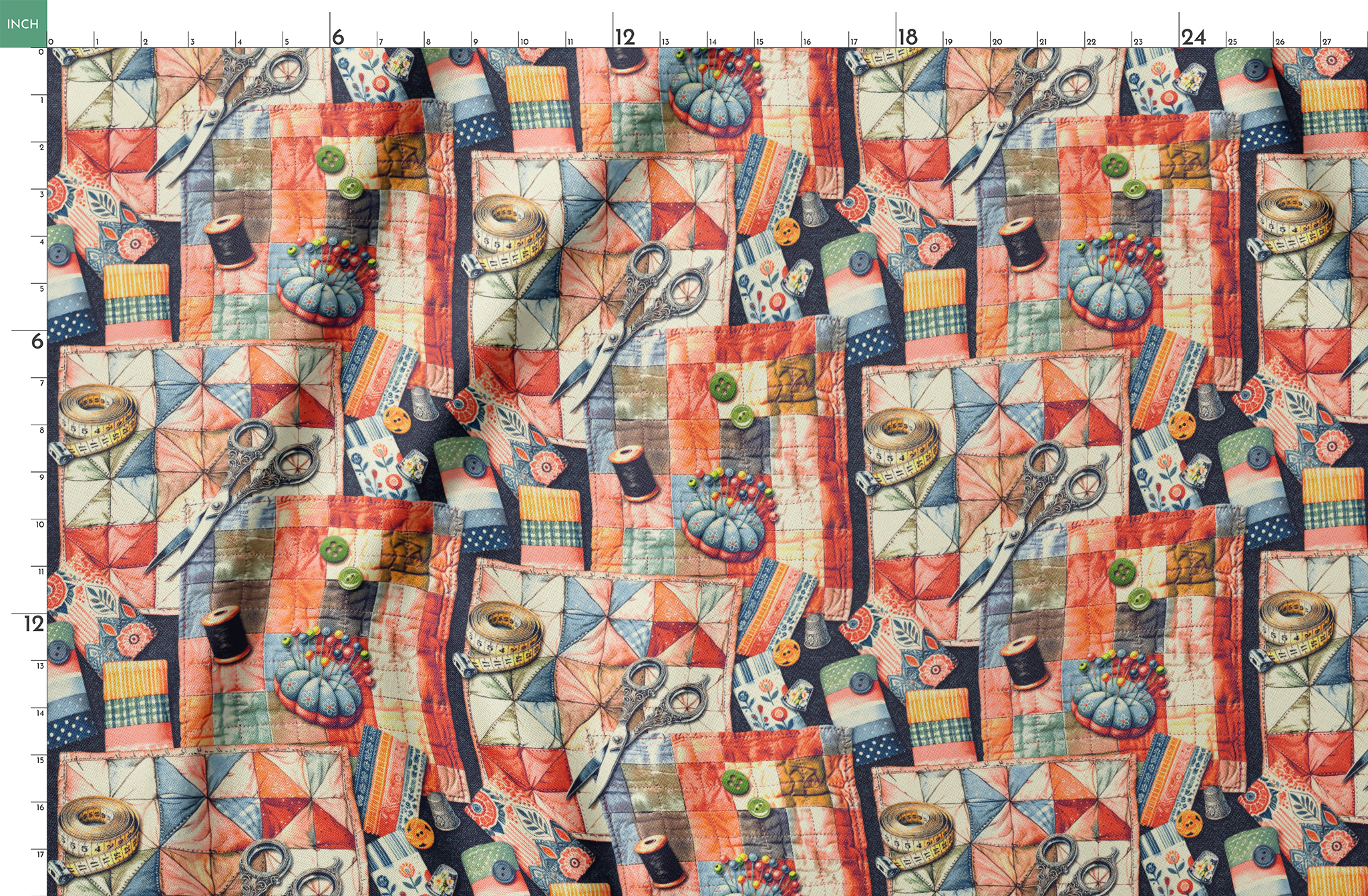 springs fatquarter mockup