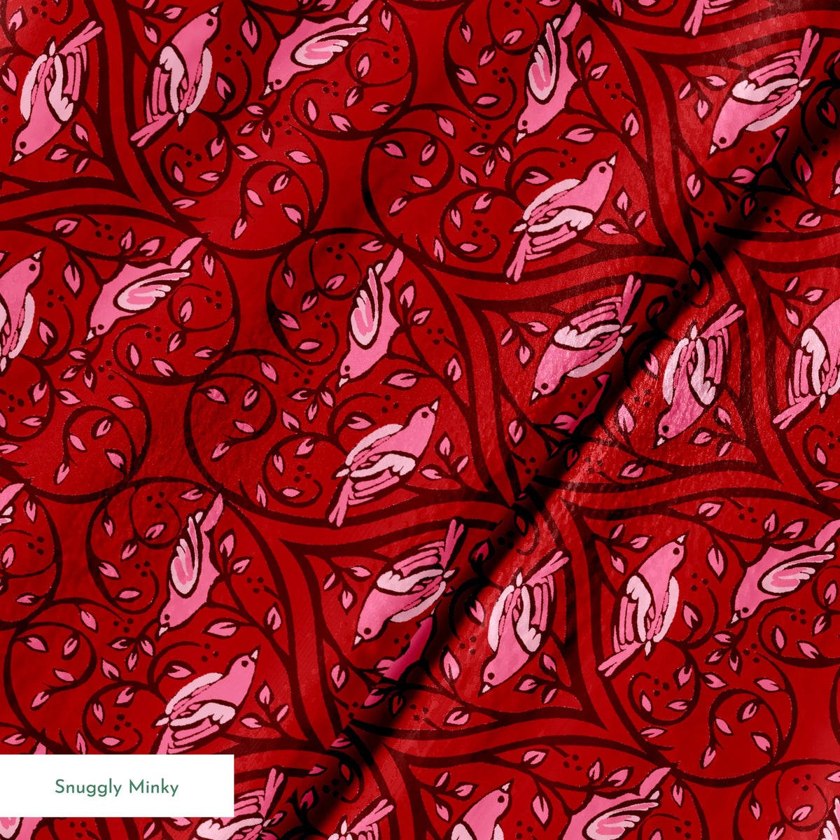 springs minky texture