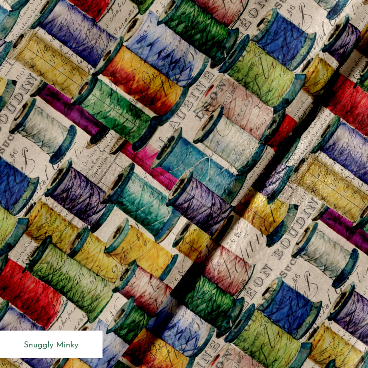 springs minky texture