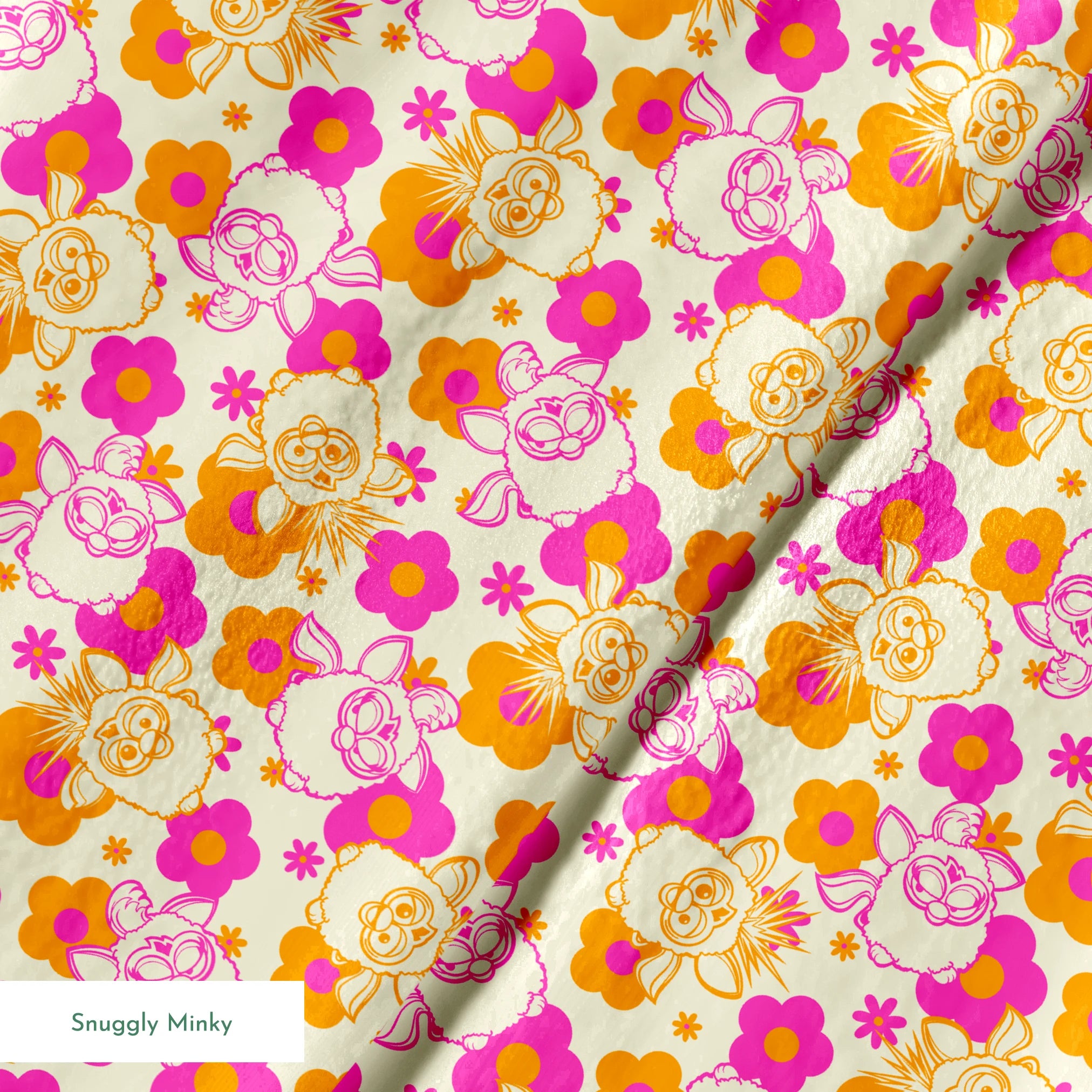 Hasbro Furby Flower Power on Citrus Fabric