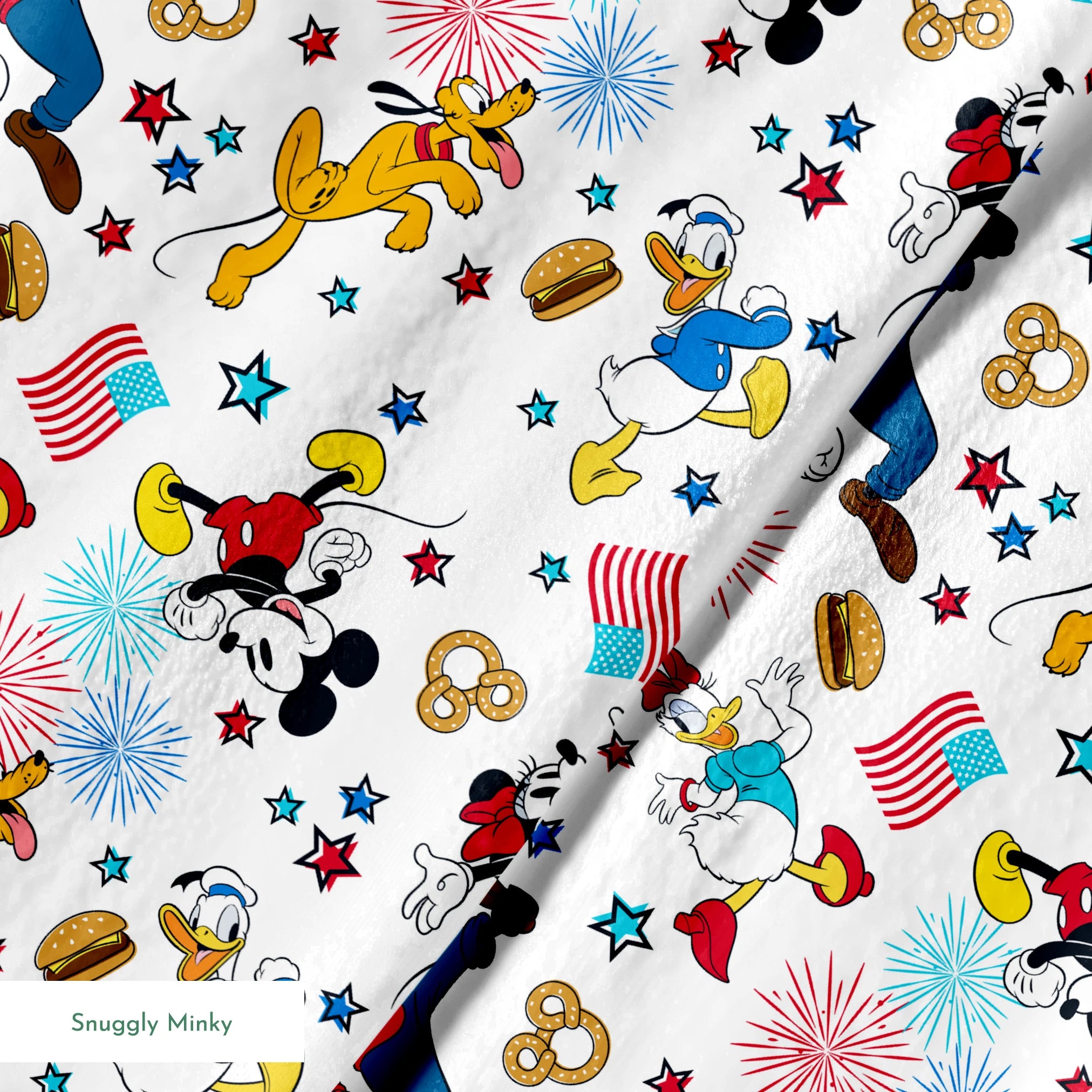 Disney Mickey & Friends Patriotic Celebration Fabric