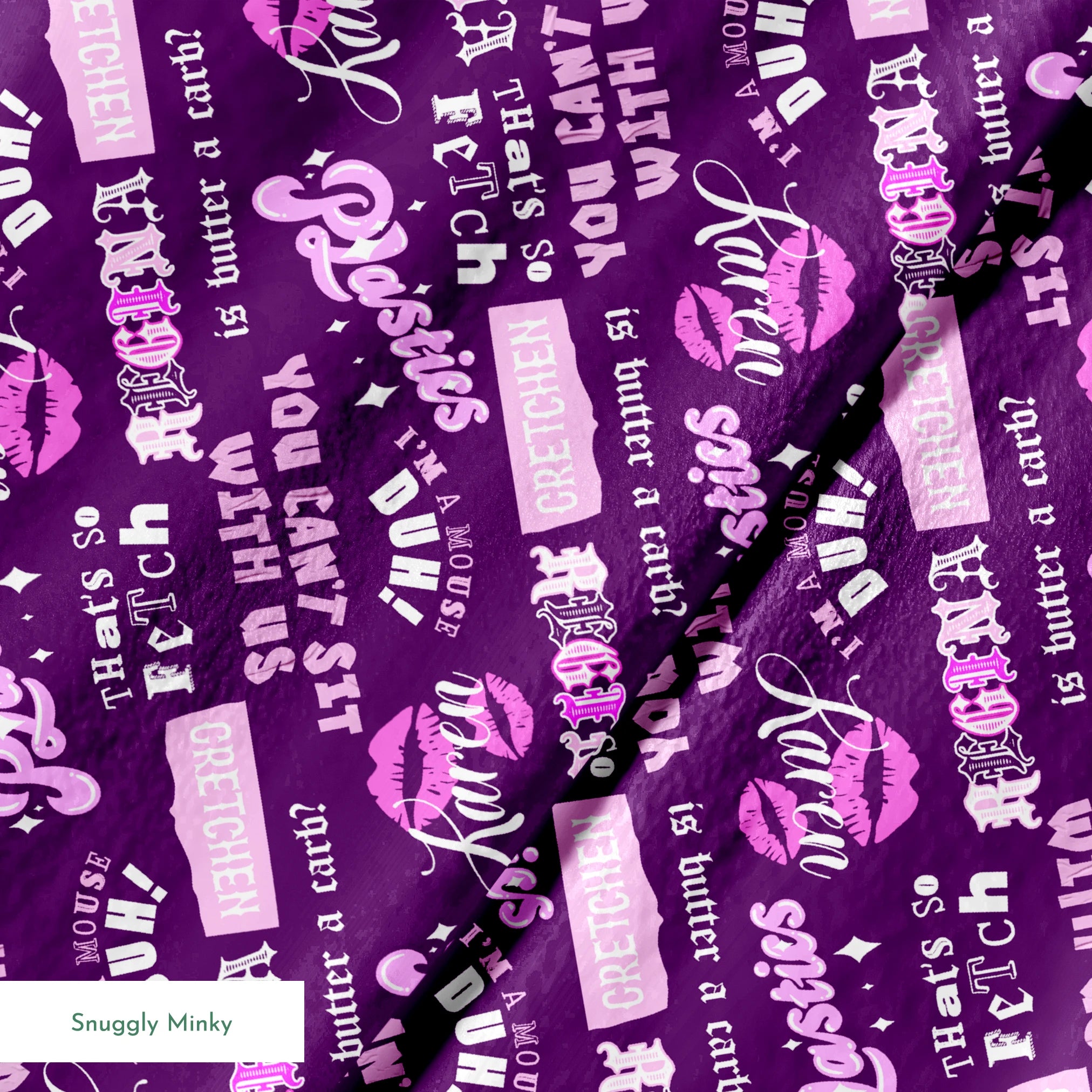 Paramount Mean Girls The Plastics on Purple Fabric