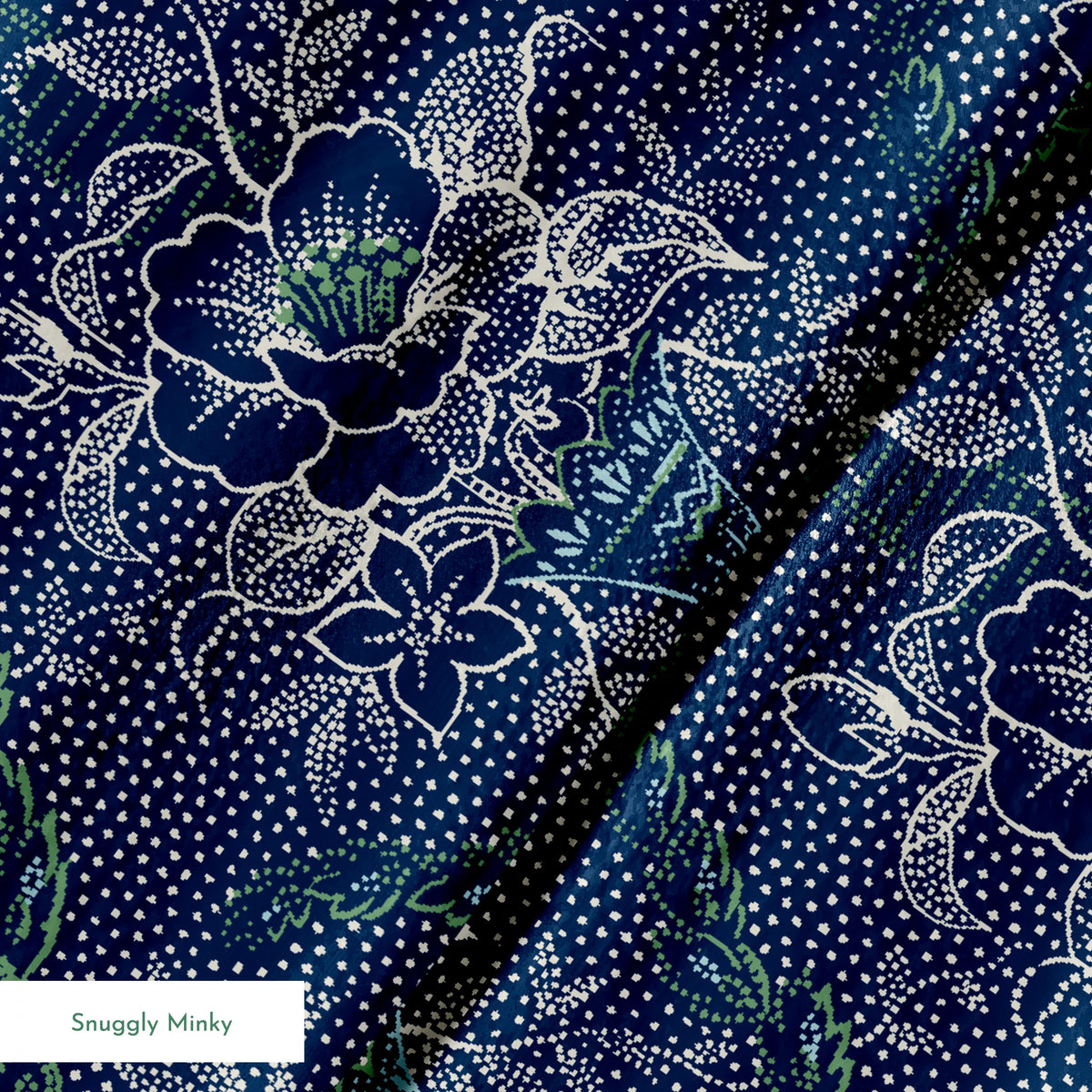 Rina on Navy Fabric