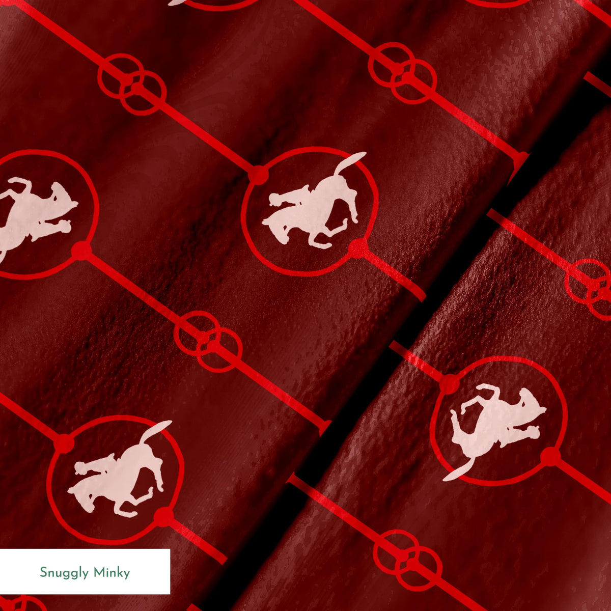 Brooks on Garnet Fabric