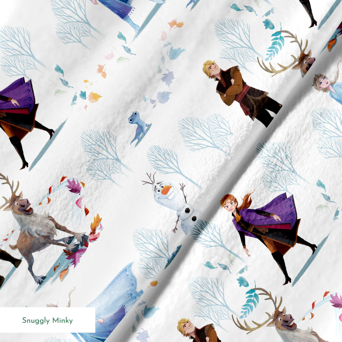Disney Frozen Winter Landscape Toss Fabric