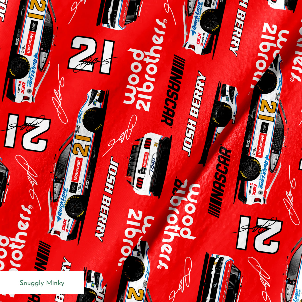 NASCAR® Josh Berry Toss on Red Fabric