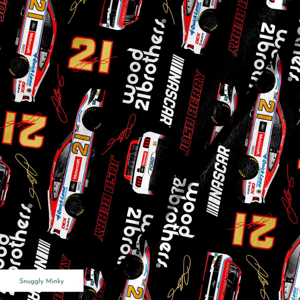 NASCAR® Josh Berry Toss on Black Fabric
