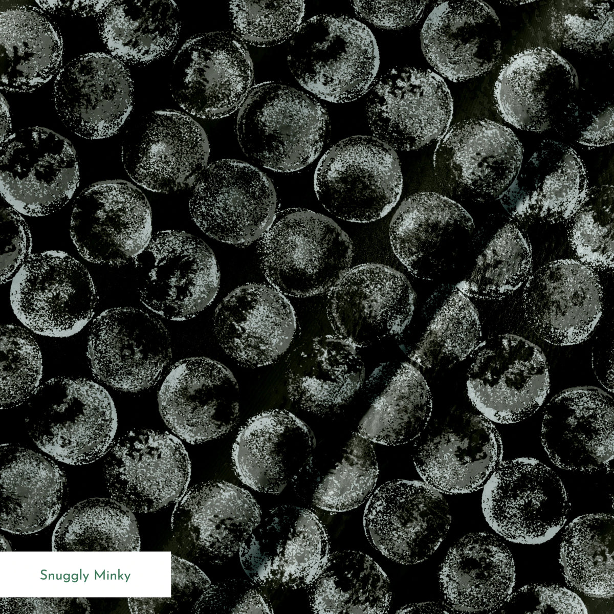Lunar Light on Black Days Fabric