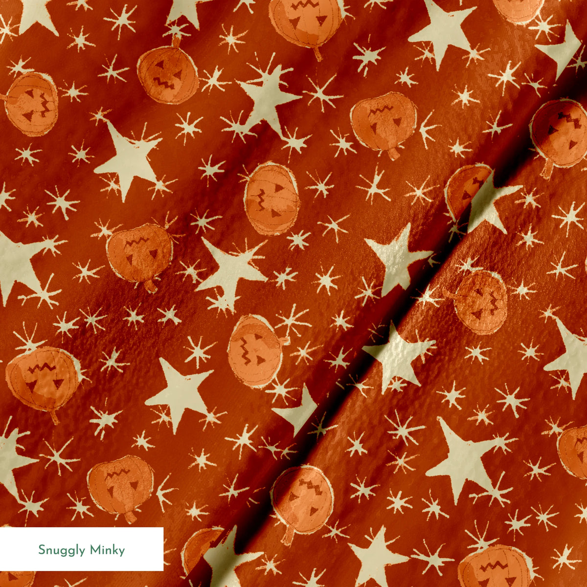 Pumpkins on Spiced Fabric