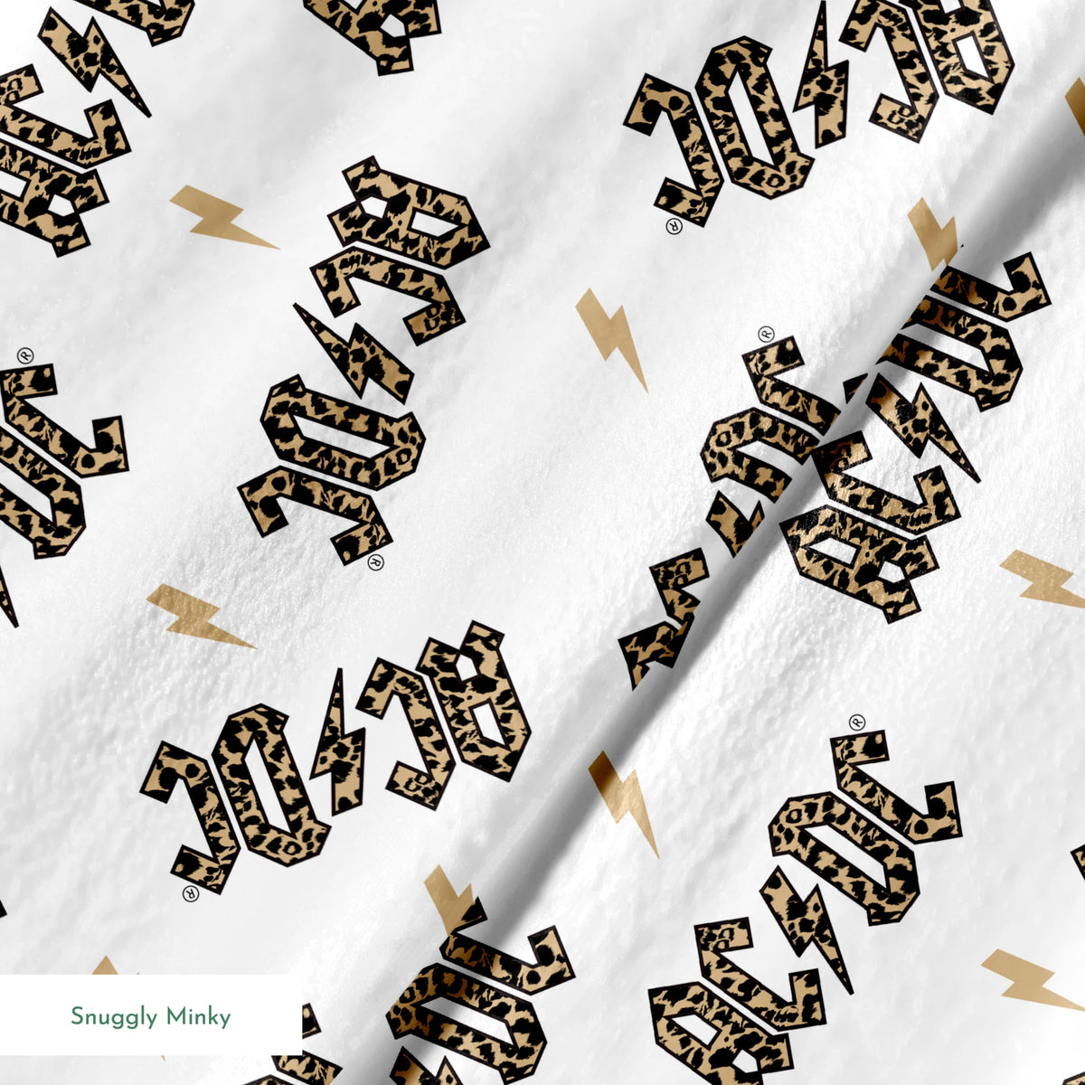 AC/DC Leopard Print Fabric
