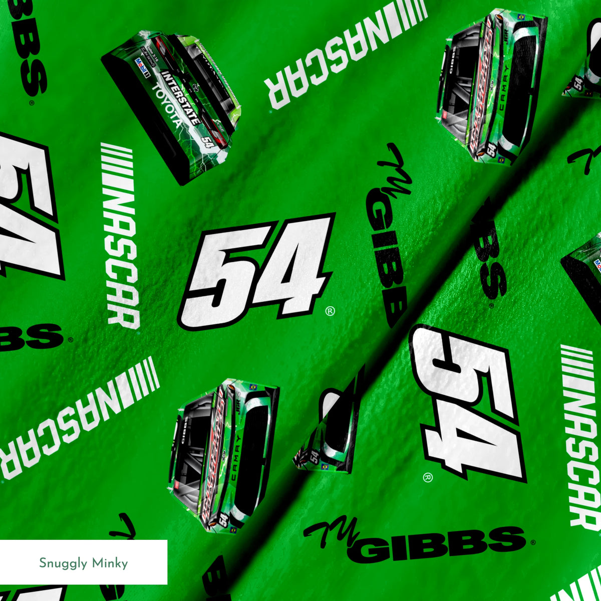 NASCAR® Ty Gibbs Toss on Green Fabric