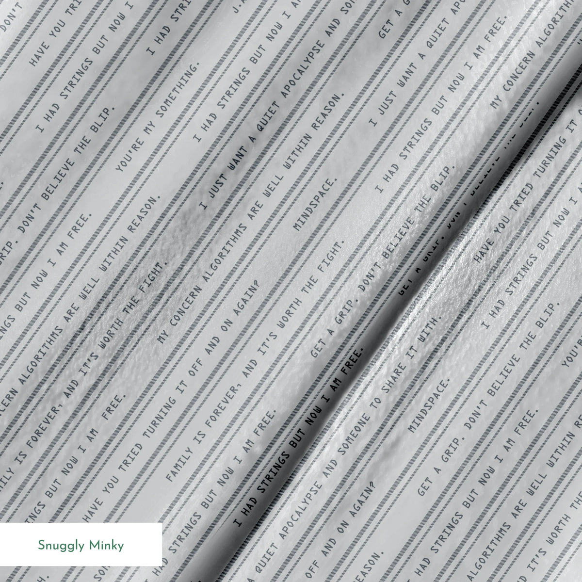 Marvel VisionQuest Iconic Quotes on Horizontal Lines Fabric