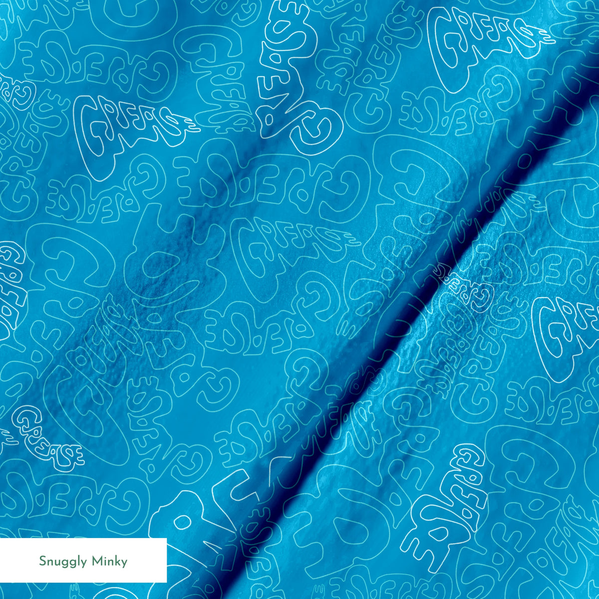Paramount Grease Title Toss on Blue Fabric