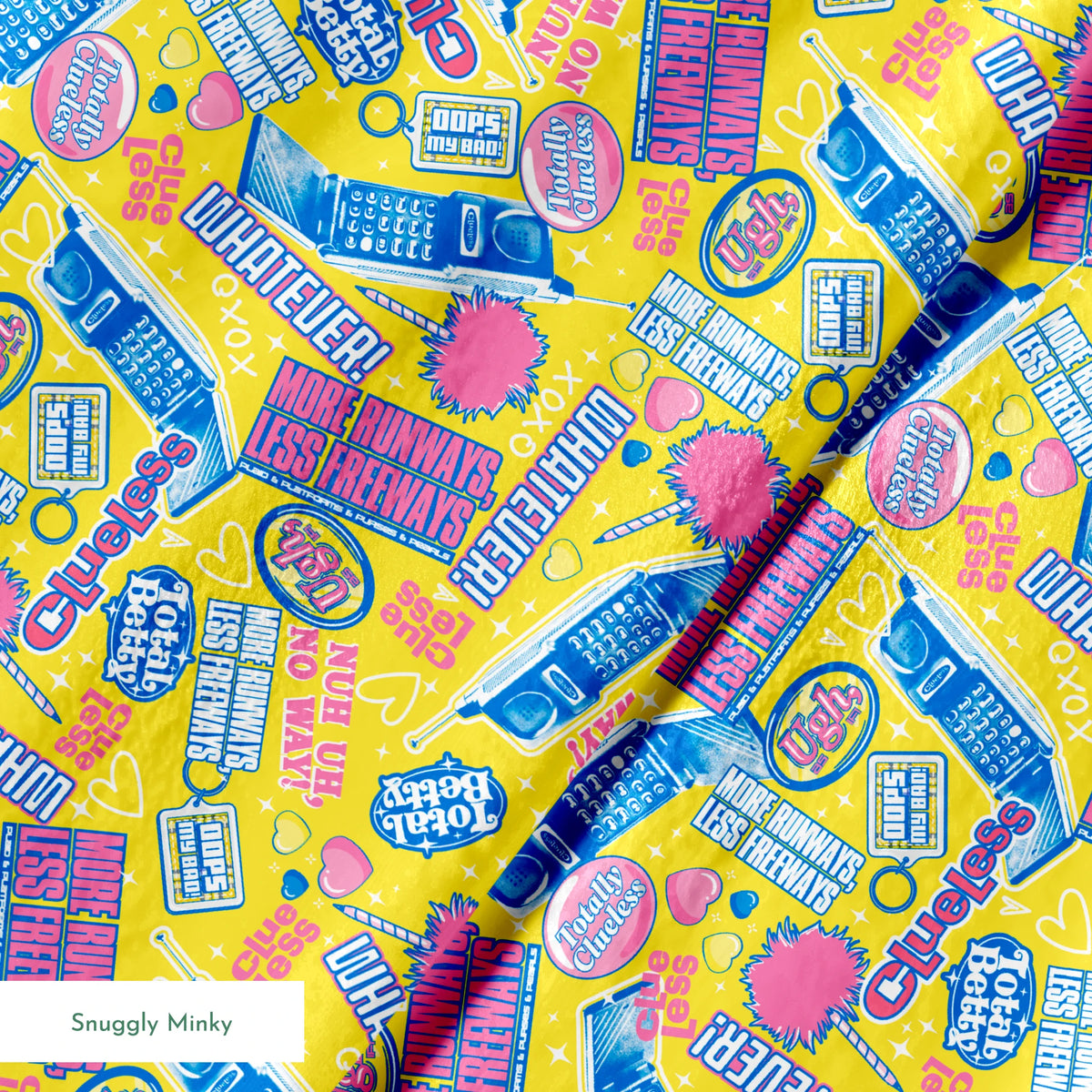 Paramount Clueless Iconic Phrases Fabric