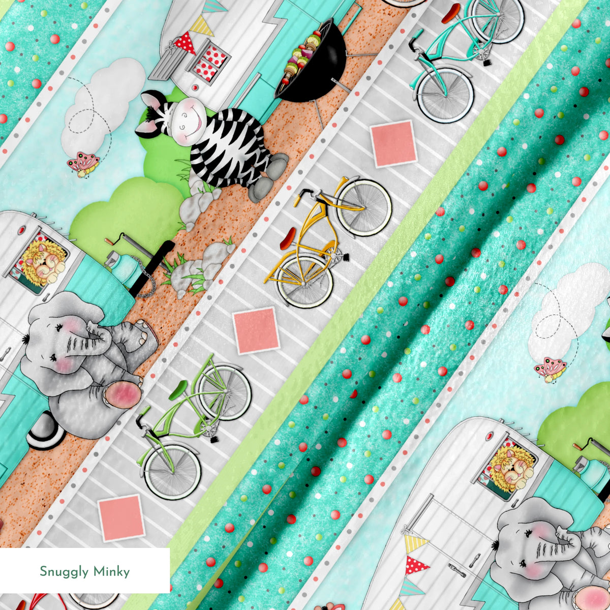 Vicki Schreiner BaZooples Safari Biking Fabric