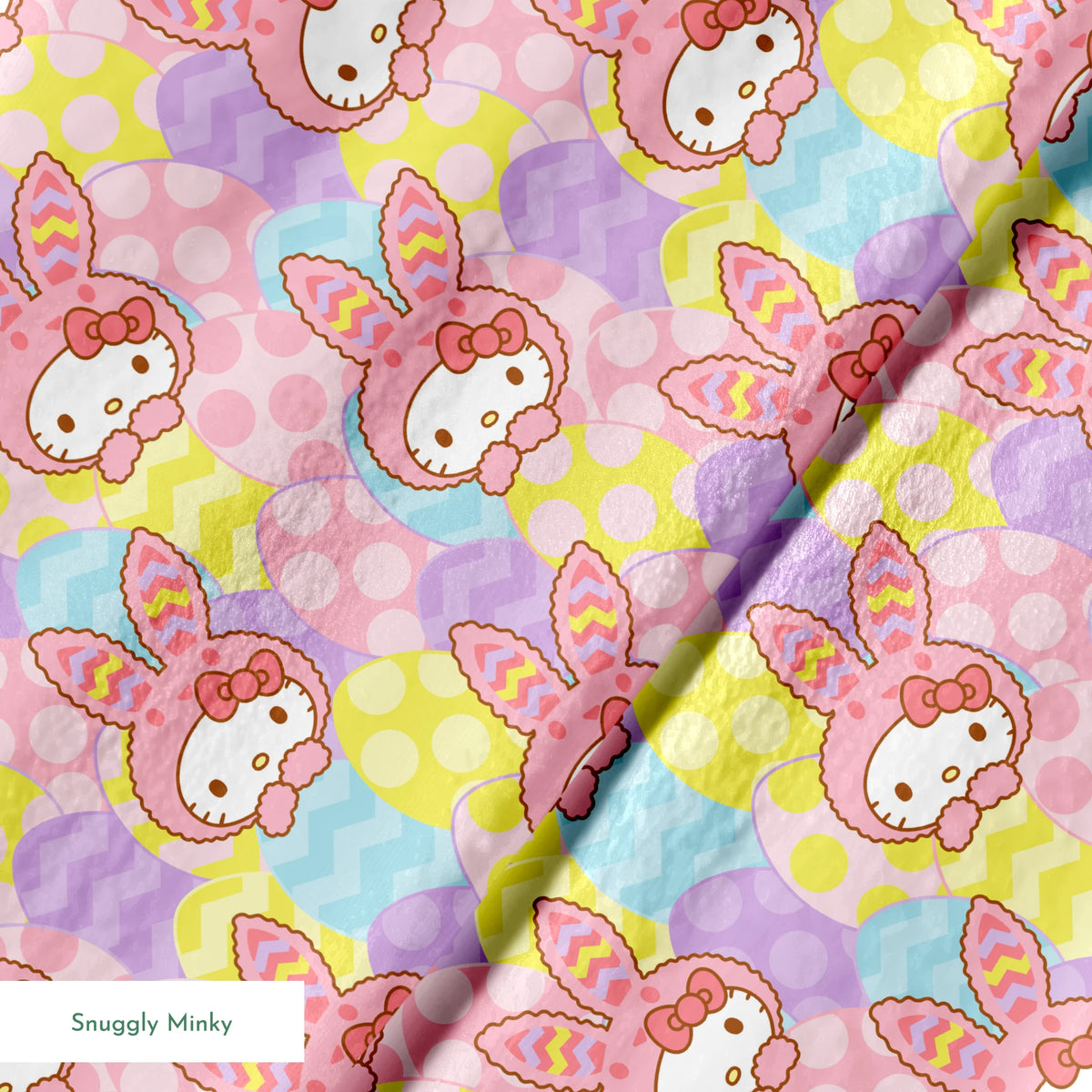 Hello Kitty® Easter Bunny Poses Fabric