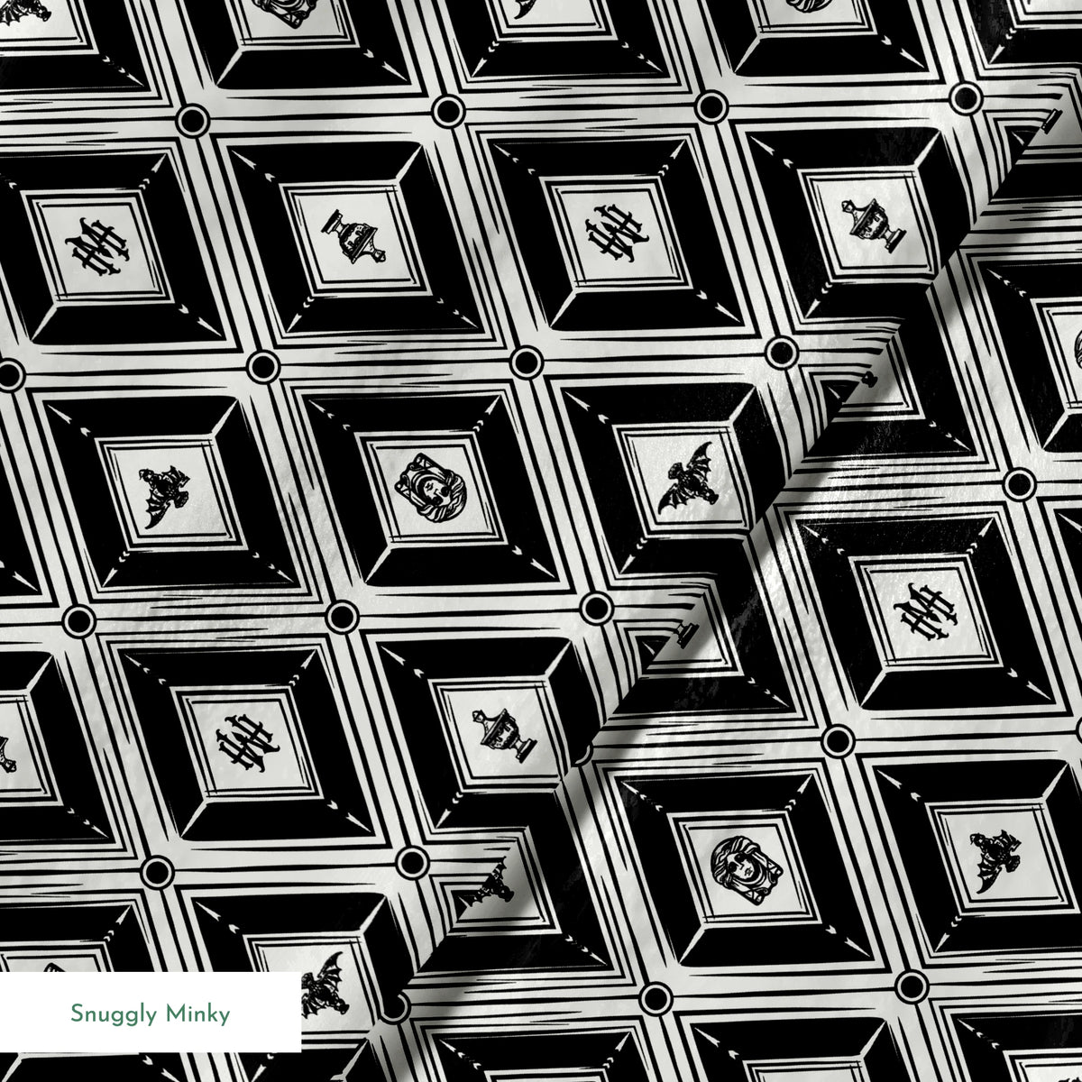 Disney Haunted Mansion Art Deco Diamonds Fabric