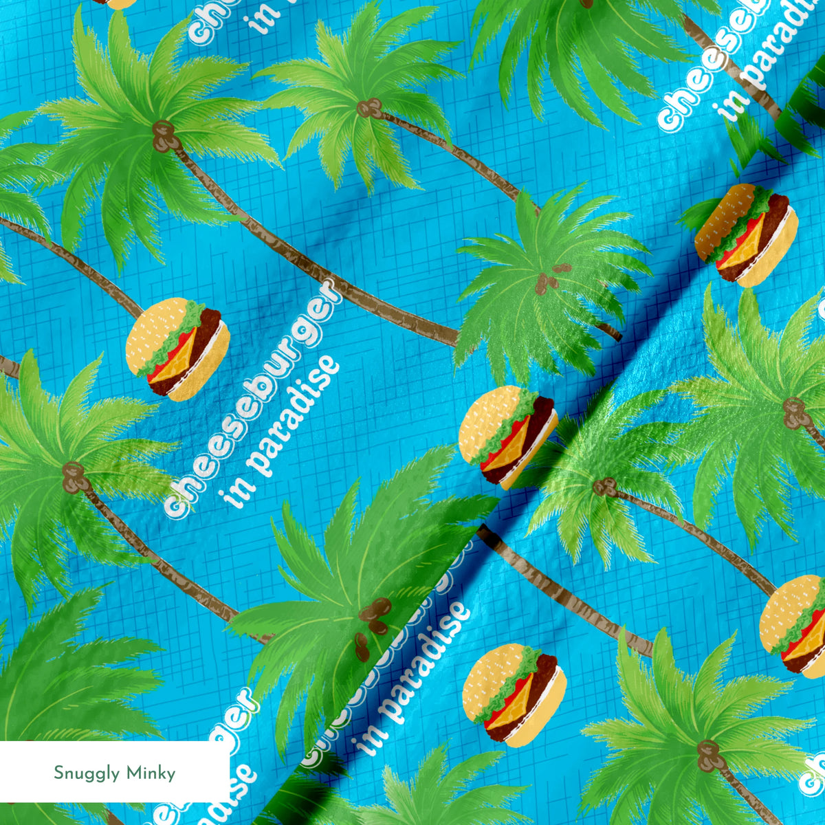 Margaritaville Cheeseburger Paradise Tropical Fabric