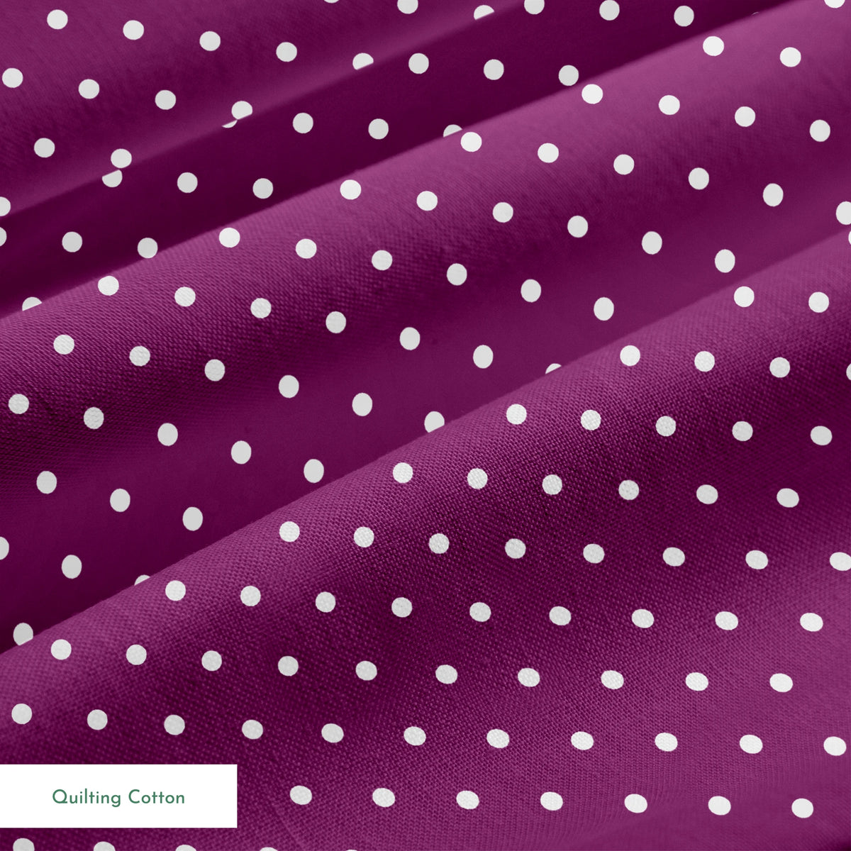 Two white circles on a purple background springs quiltingcotton texture