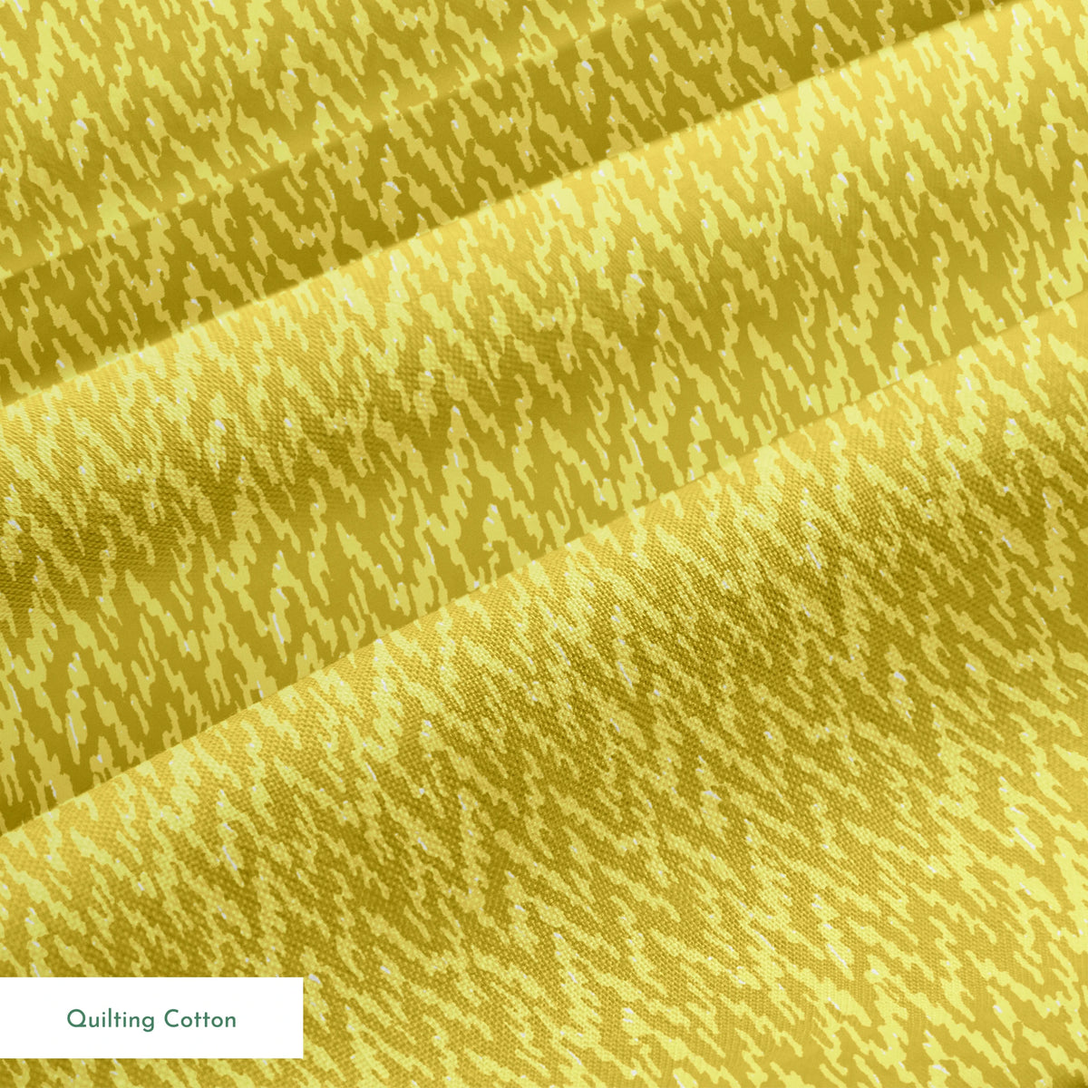 Abstract olive green and pale yellow pattern with irregular vertical brushstroke-like shapes springs quiltingcotton texture