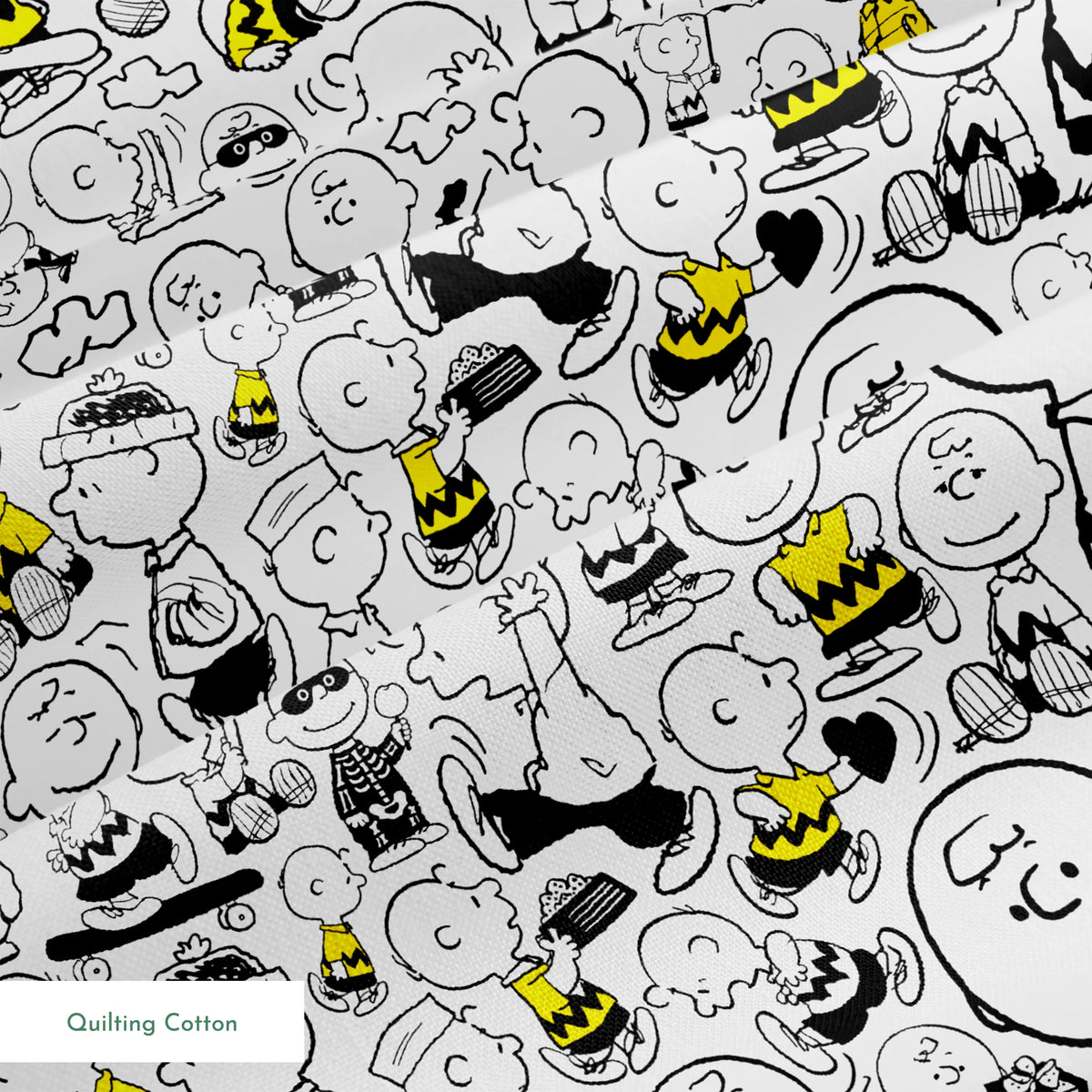 Peanuts Charlie Brown Packed Fabric