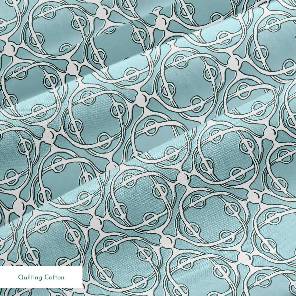 Farrah on Silver Sage Fabric