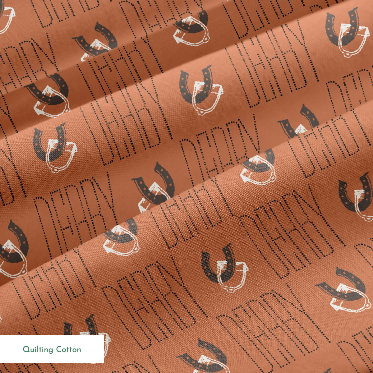 Epsom on Sienna Fabric