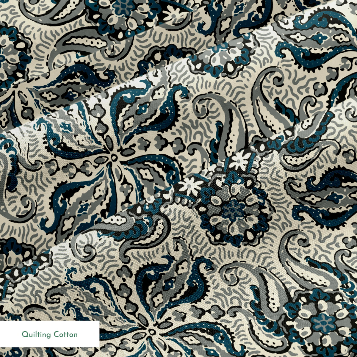 Elme on Haunted Night Fabric