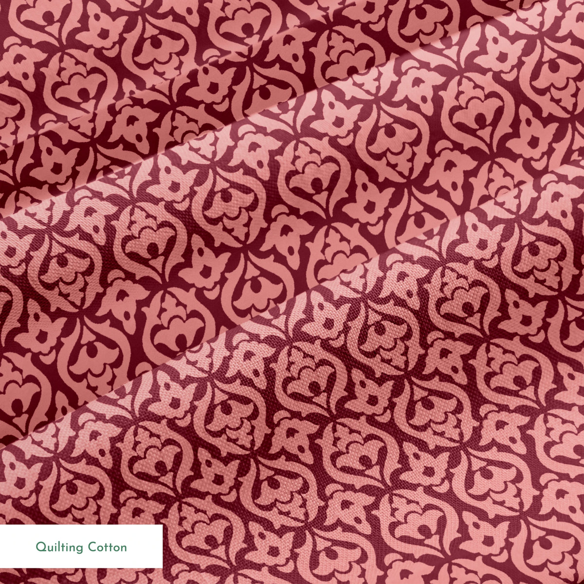 Aela on Oxblood Fabric