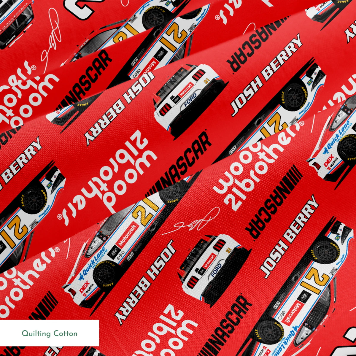 NASCAR® Josh Berry Toss on Red Fabric