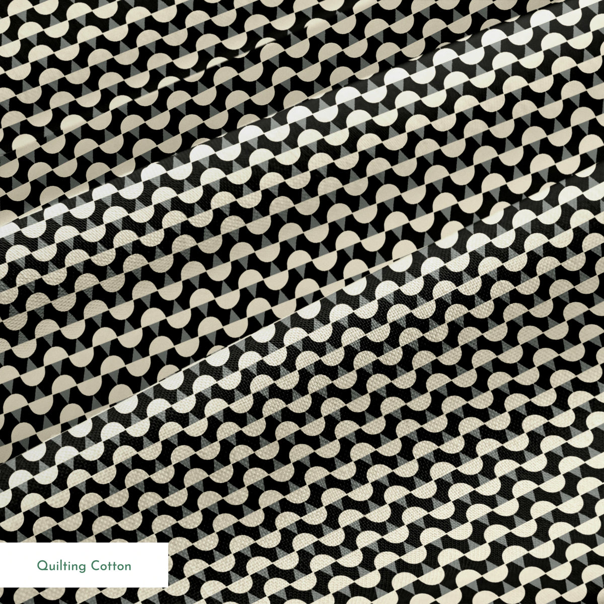 Elizabeth on Black Days Fabric