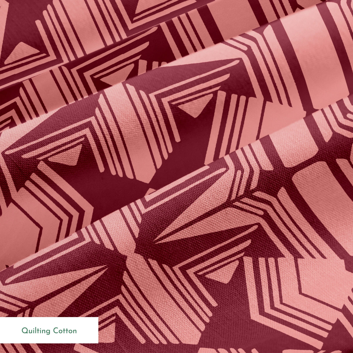 Clarice on Oxblood Fabric