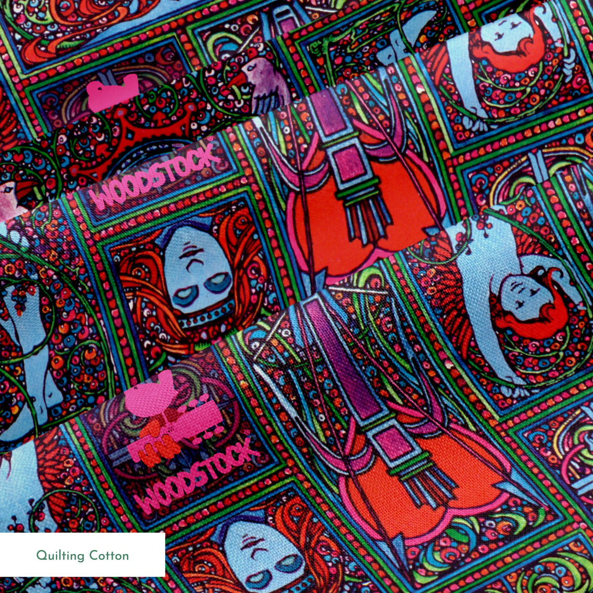 Woodstock Aquarian Exposition Fabric