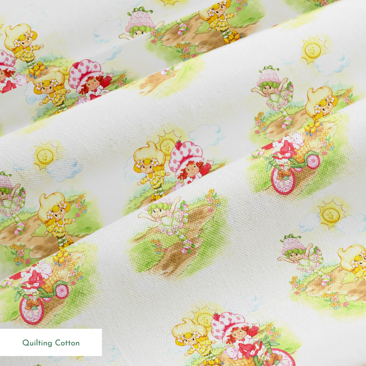 Strawberry Shortcake Bestie Ride Fabric