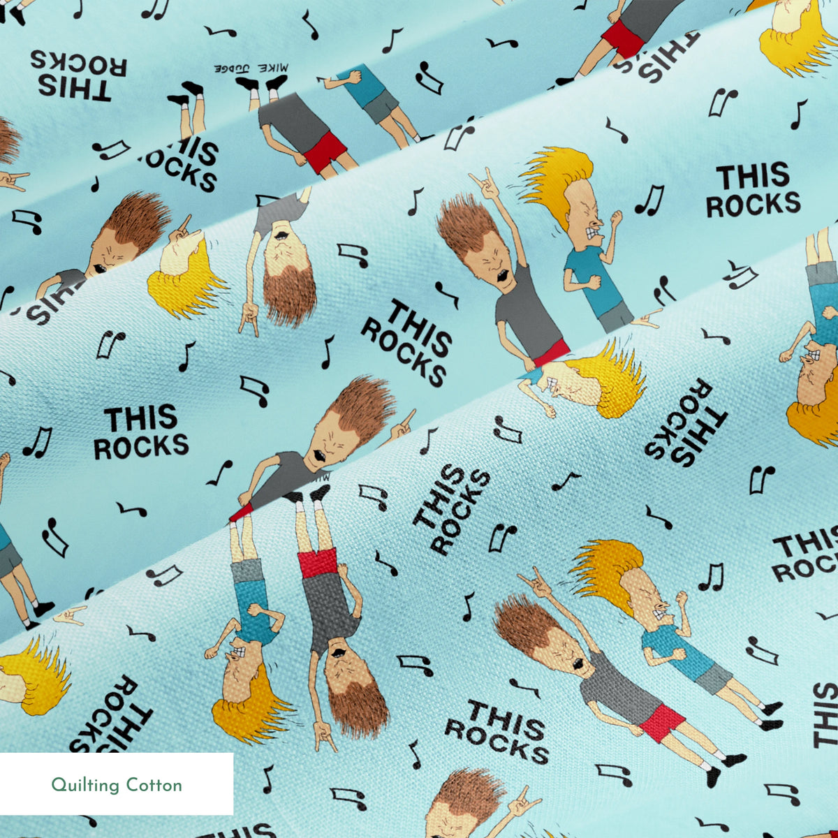 Paramount Beavis and Butt-Head This Rocks Fabric