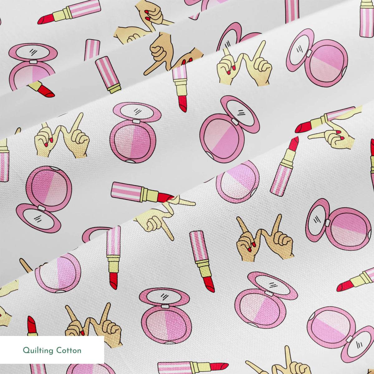 Paramount Clueless Whatever! on White Fabric