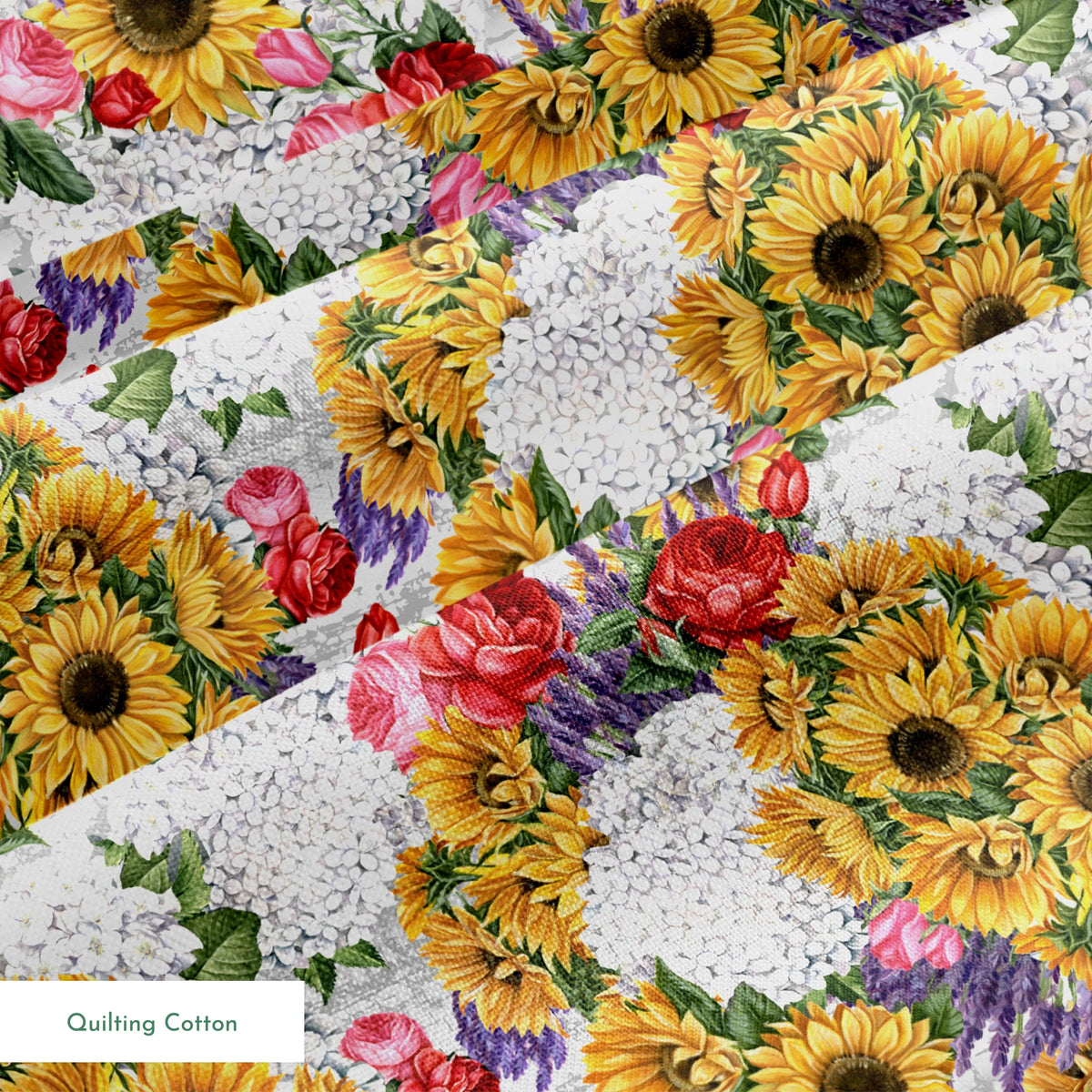 Danielle Murray Sunflowers, Roses, and Florals Fabric