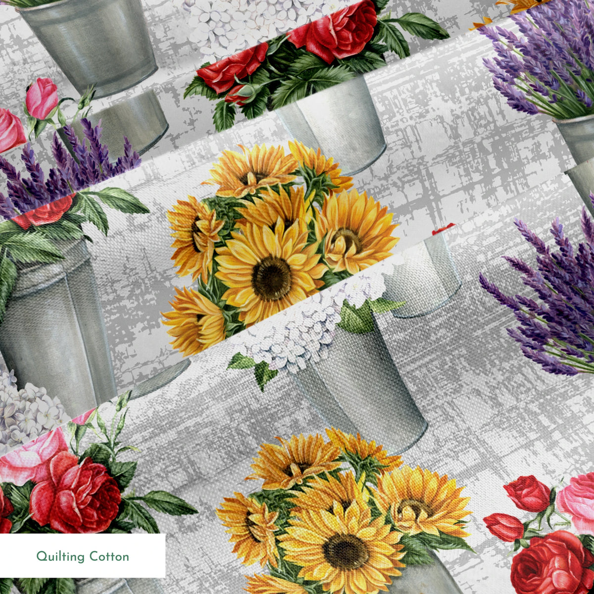 Danielle Murray Flower Shop Bouquets Fabric