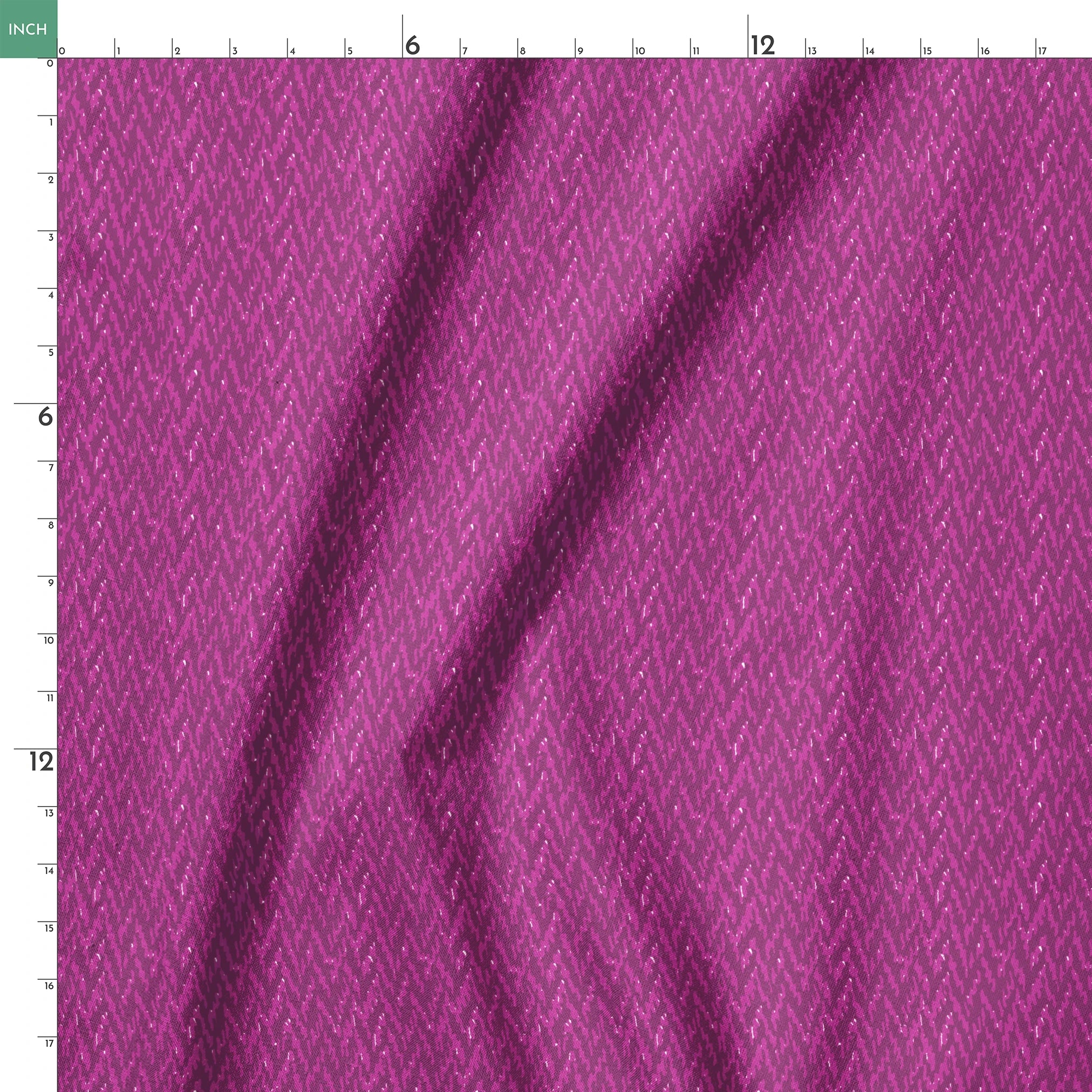 Vibrant purple textured pattern with diagonal brushstrokes and subtle shimmering details springs ruler 18x18