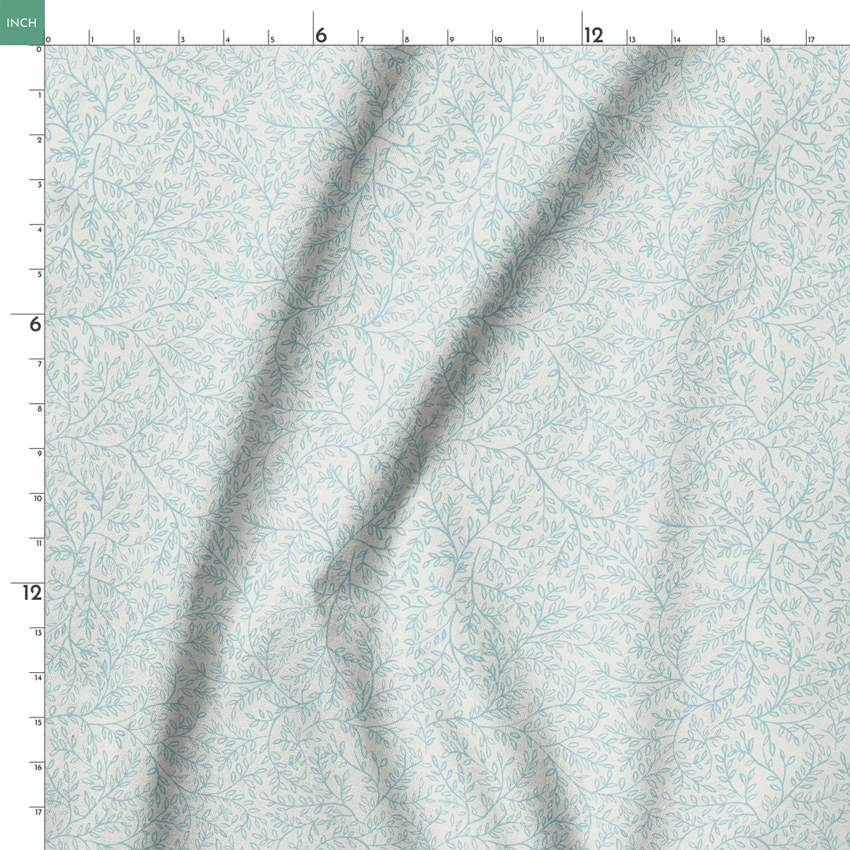 Vince on Silver Sage Fabric