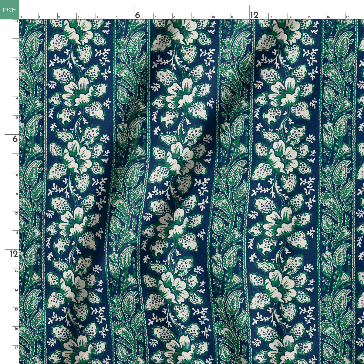 Valour on Navy Fabric