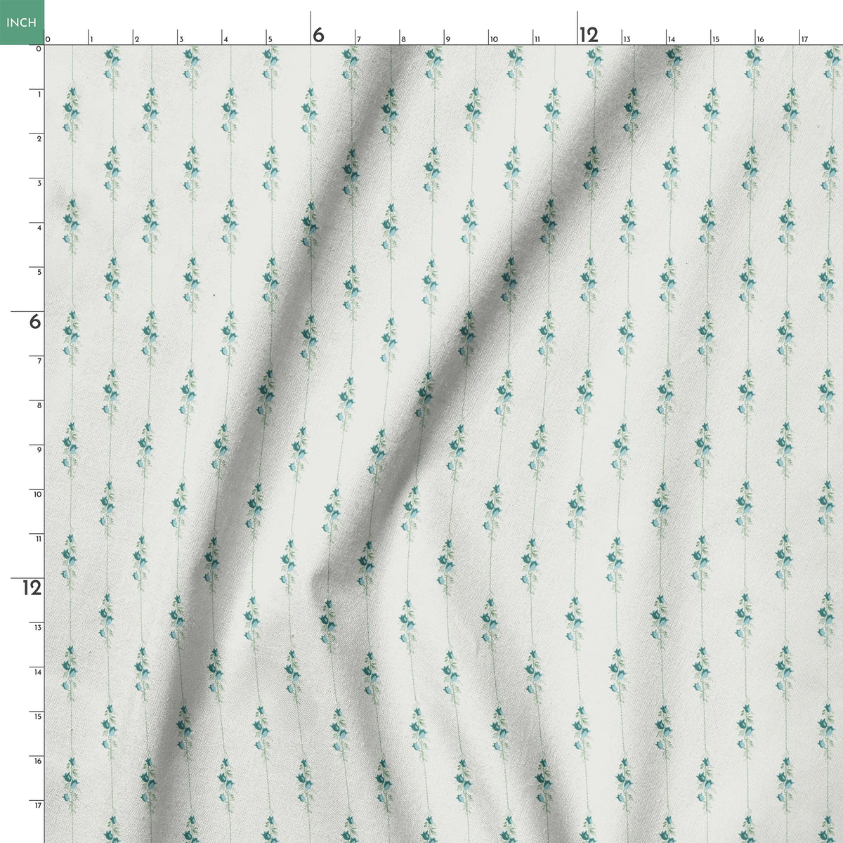 Sally on Silver Sage Fabric