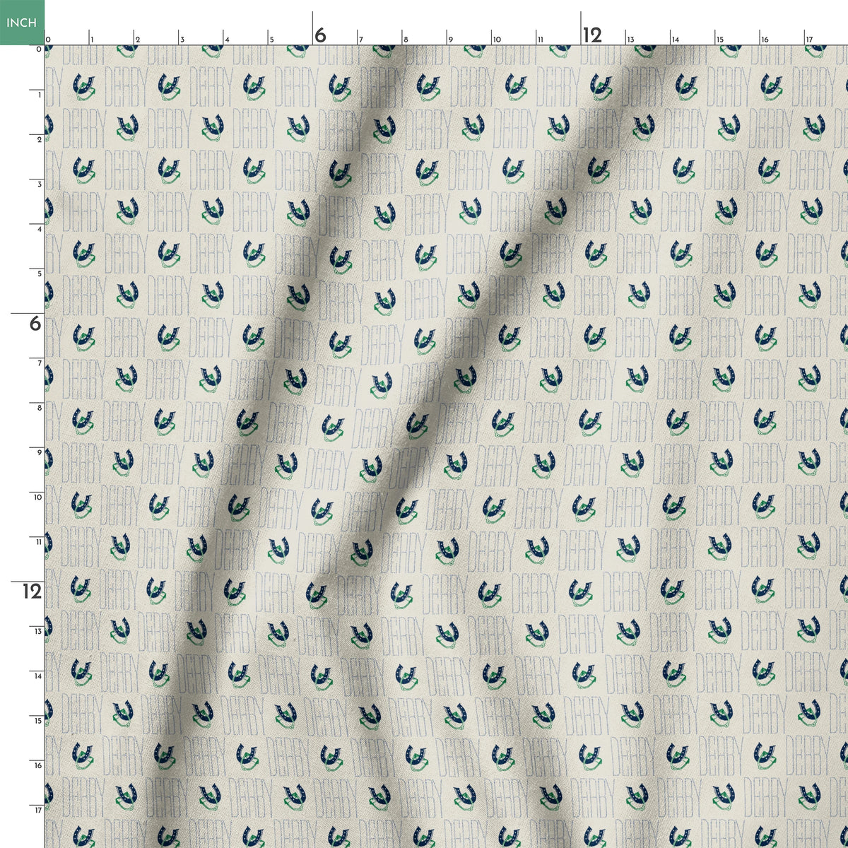 Epsom on Fern Fabric