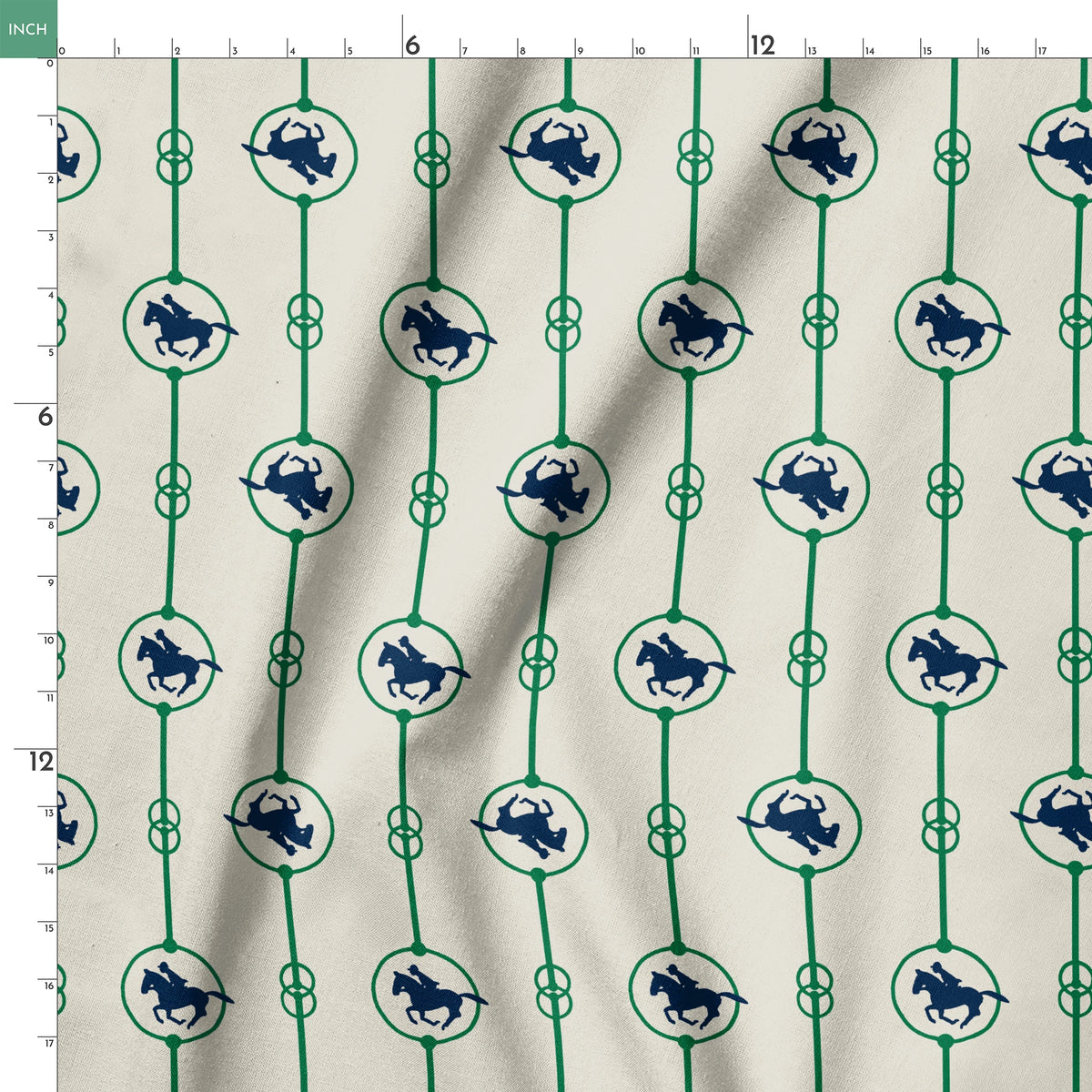 Brooks on Fern Fabric