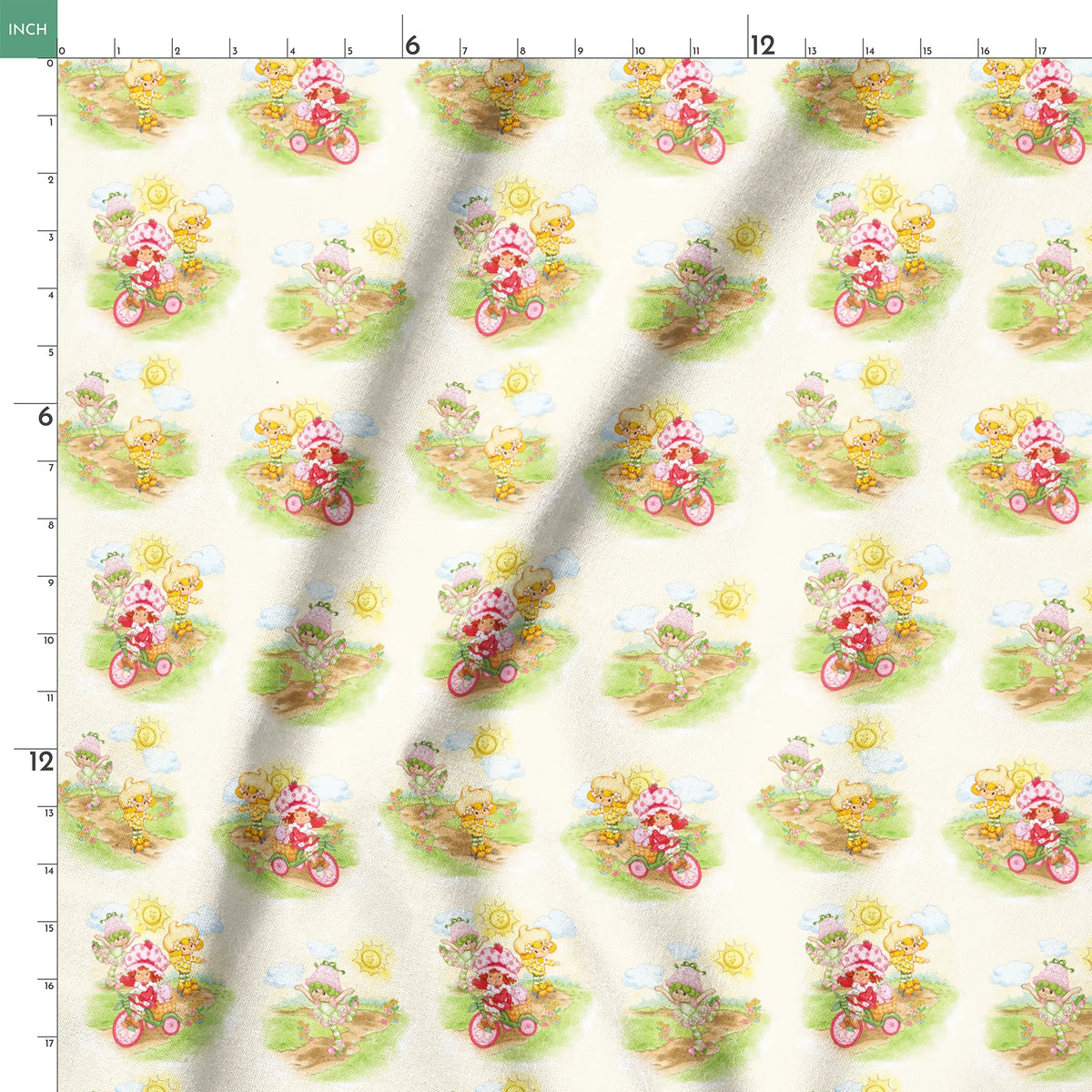Strawberry Shortcake Bestie Ride Fabric